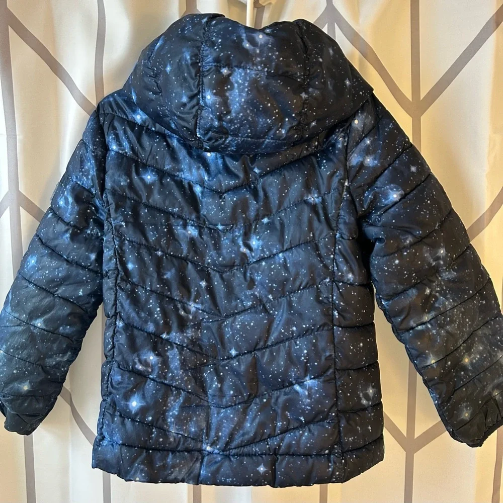GAP Kids Cosmic Blue Puffer Jacket